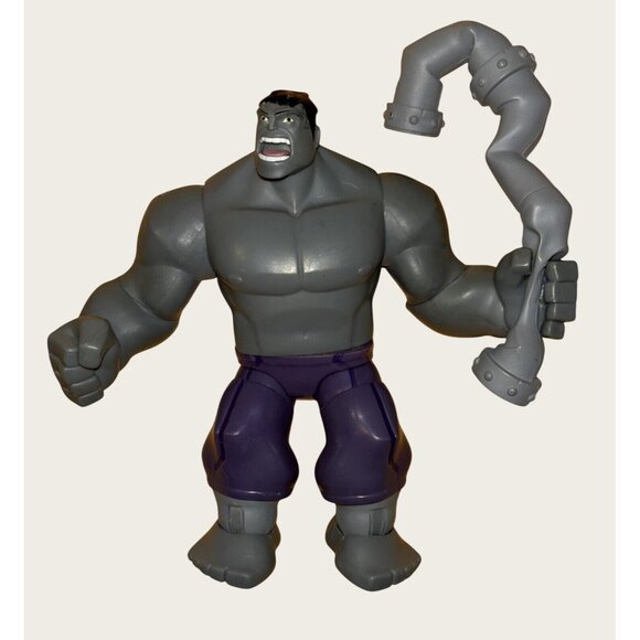 Disney Grey Incredible Hulk Marvel Comics Toy Box 6 Inch Complete - Picture 1 of 2
